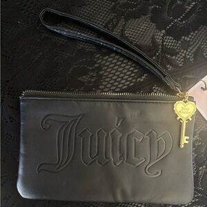 Juicy Couture Wristlet with Key Charm